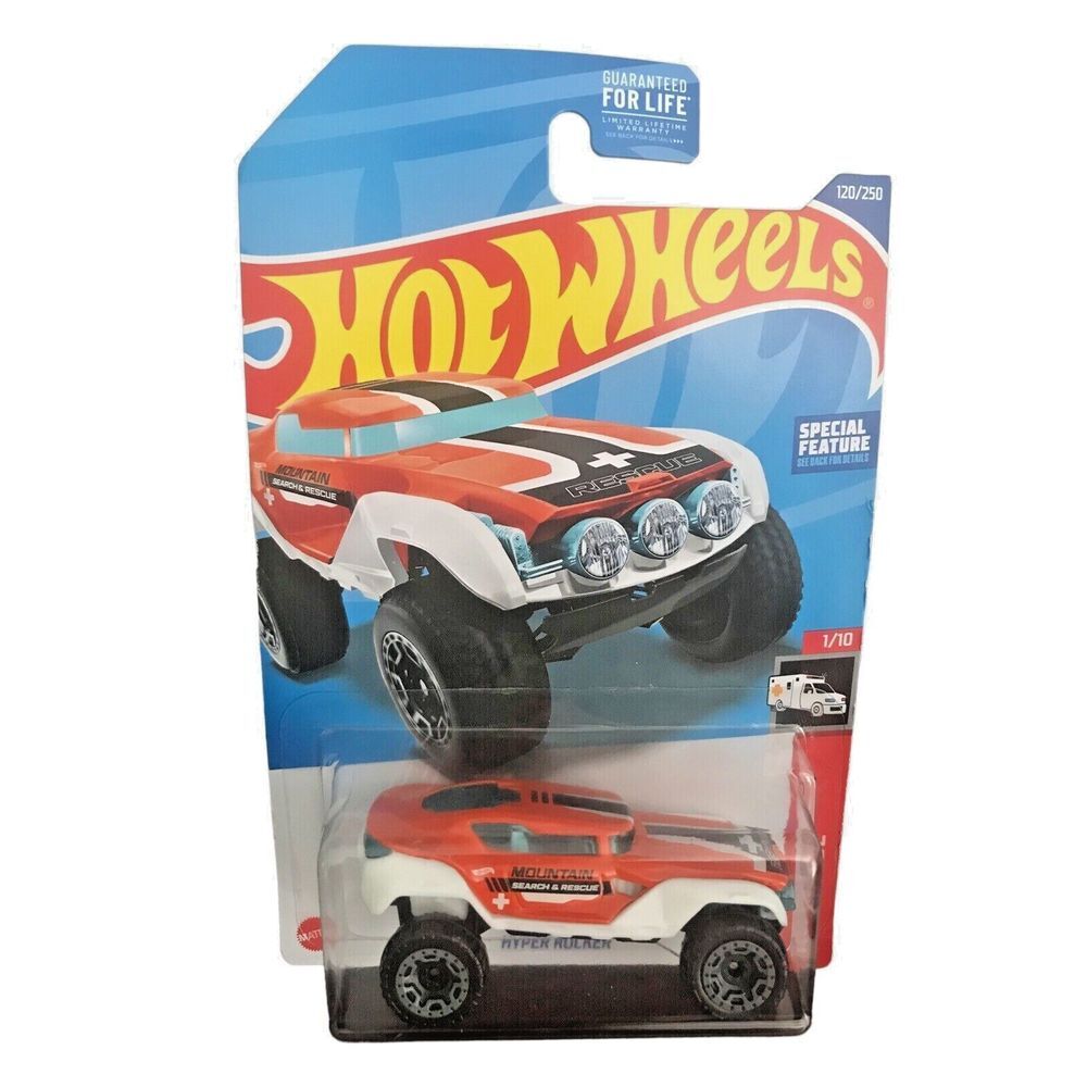 Hot Wheels HW Rescue 1/10 Hyper Rocker 120/250 Special Feature Orange/White
